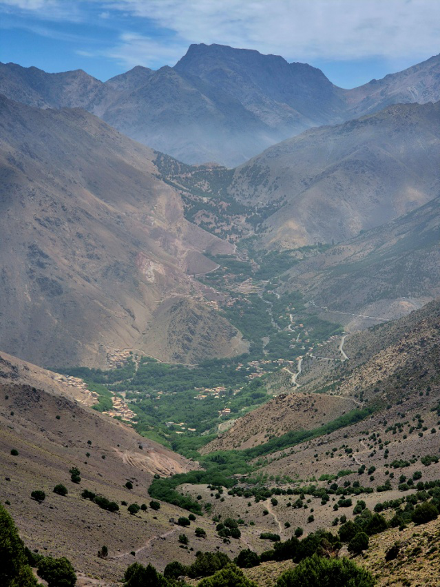 A mountain range in Morocco