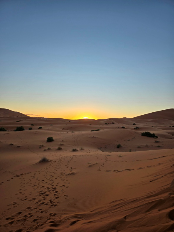 Sahara desert in Morocco