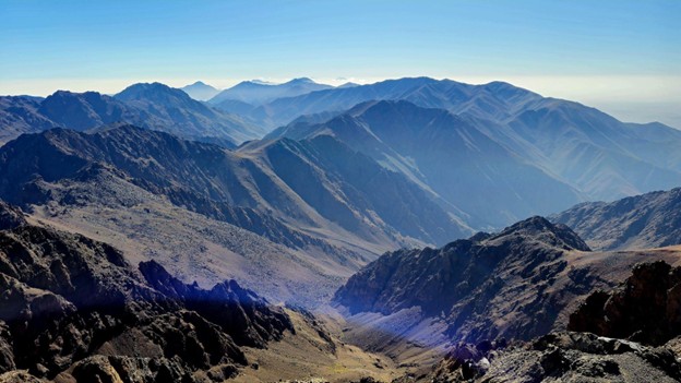 panoramic view from the top of the mountain