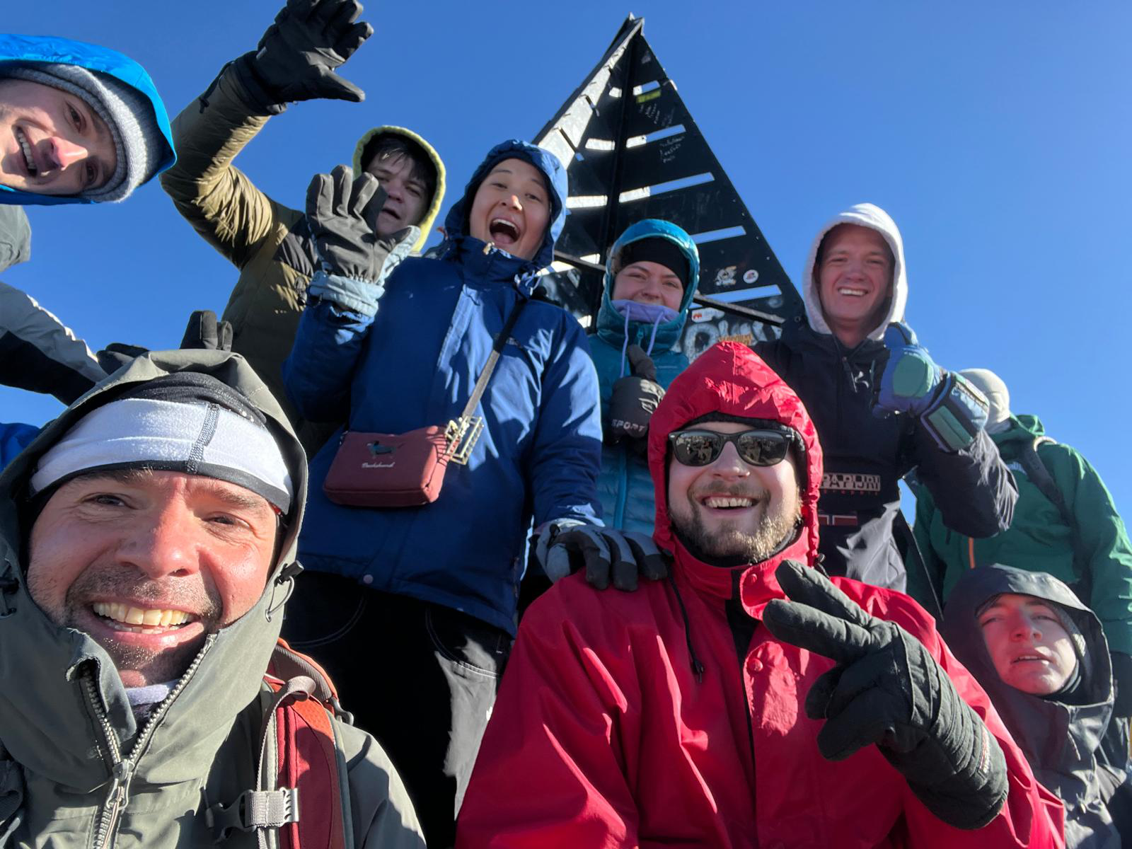 A group of tourists in Morocco