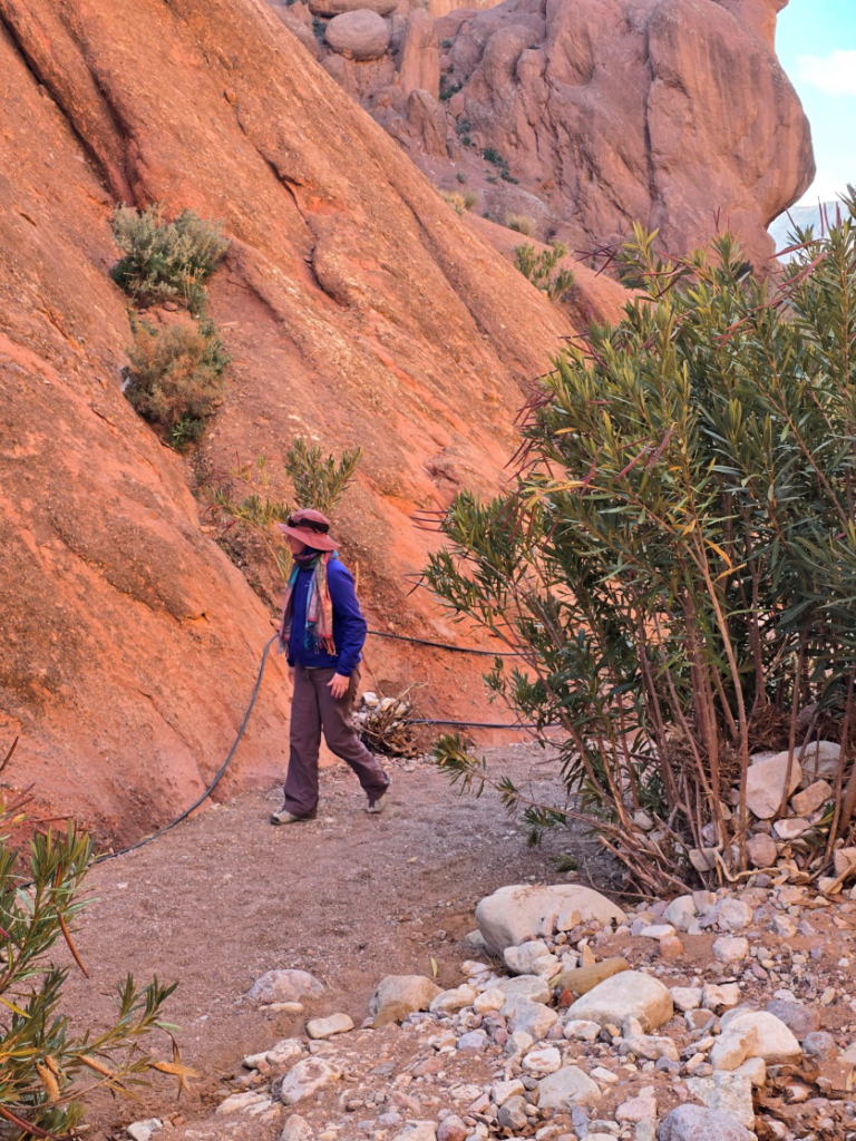  A tourist in Morocco