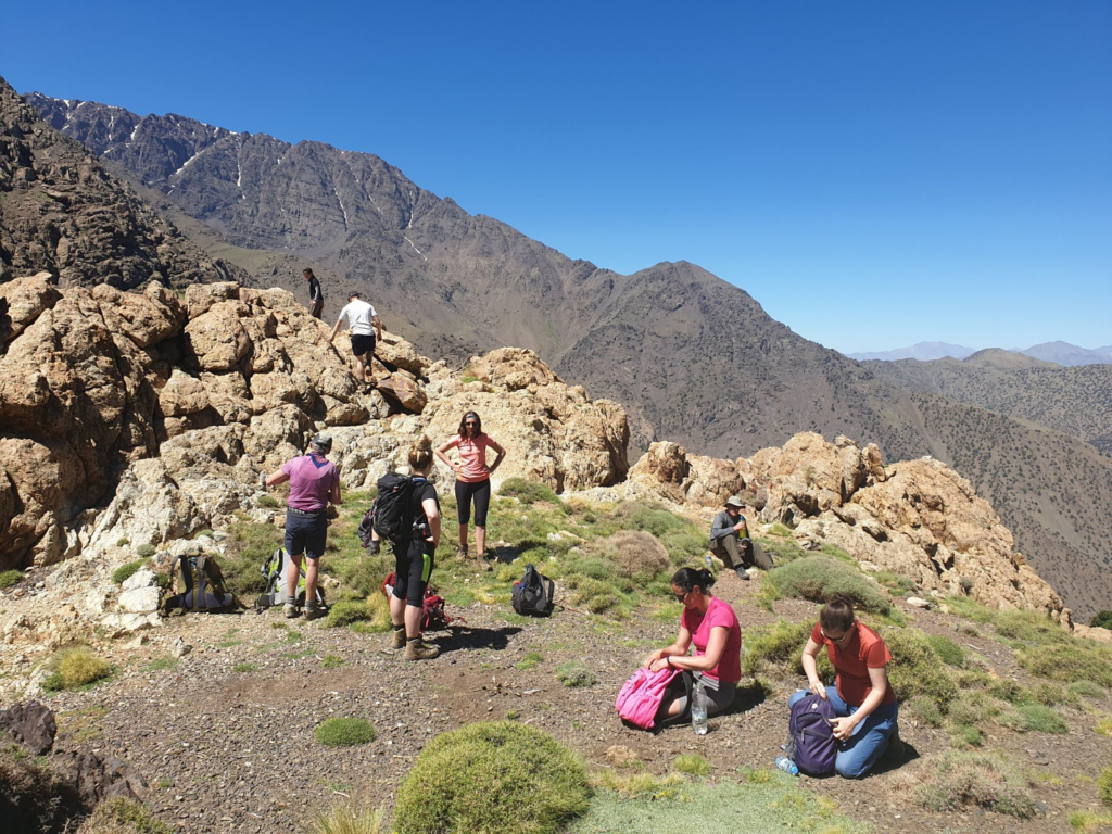 A group of tourists 